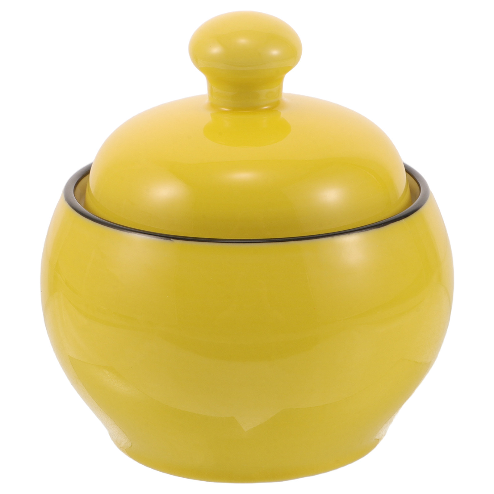 Kitchen Baking Containers - Seramik Şekerlik, Fıçı Şeklinde Vintage Saklama