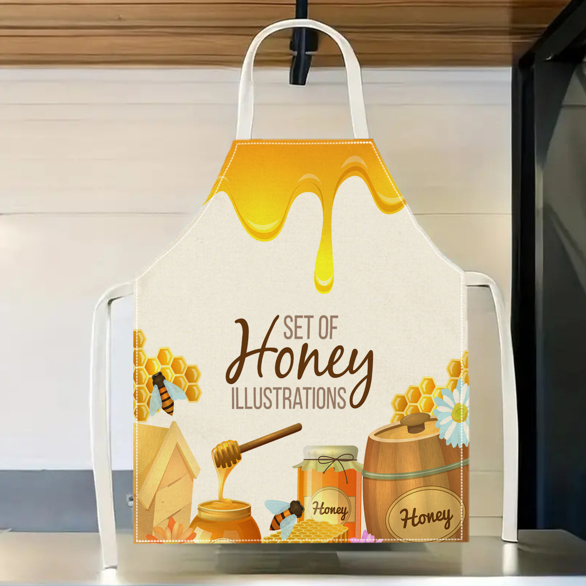 Kitchen Baking Area Ideas - 1 adet bal arısı önlüğü tatlı