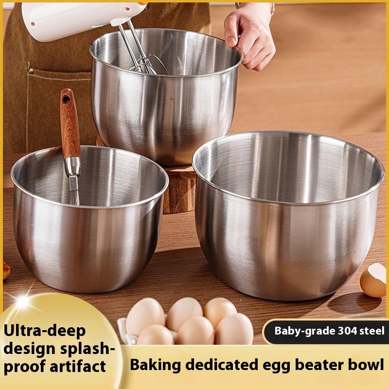 Kitchen Baking Containers - 1 adet paslanmaz çelik karıştırma kabı