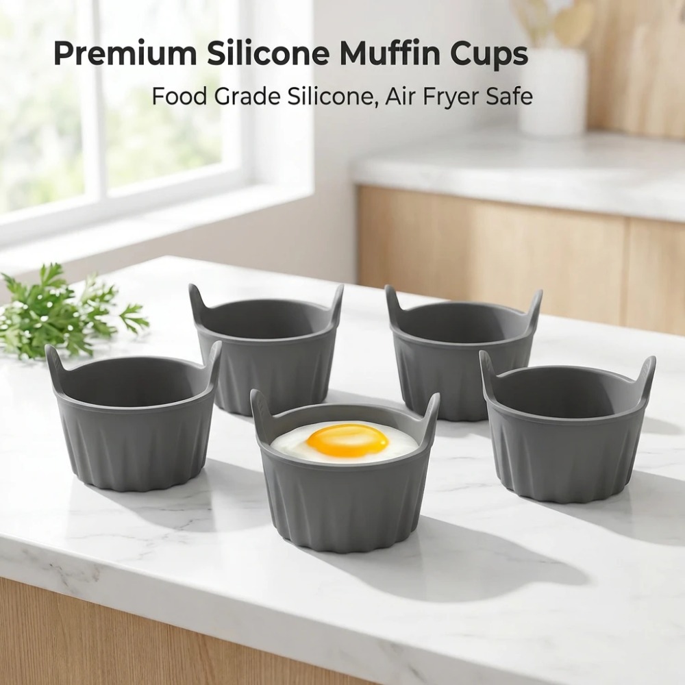 6 Adet Silikon Hava Fritözü Ka - Kitchen Pro Baking Tray incelemesi ve fiyatı