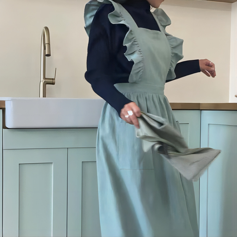 1 PC Fransız Pastoral Çiçekçi  - Baking In Kitchen incelemesi ve fiyatı
