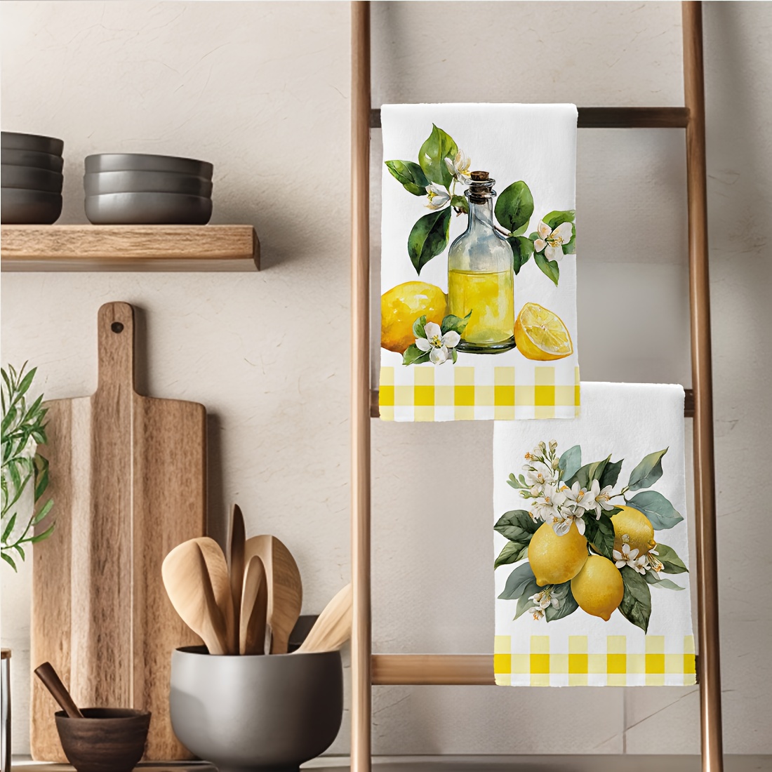 2 adet, limon çiçek desenli mu - Kitchen And Baking Life incelemesi ve fiyatı
