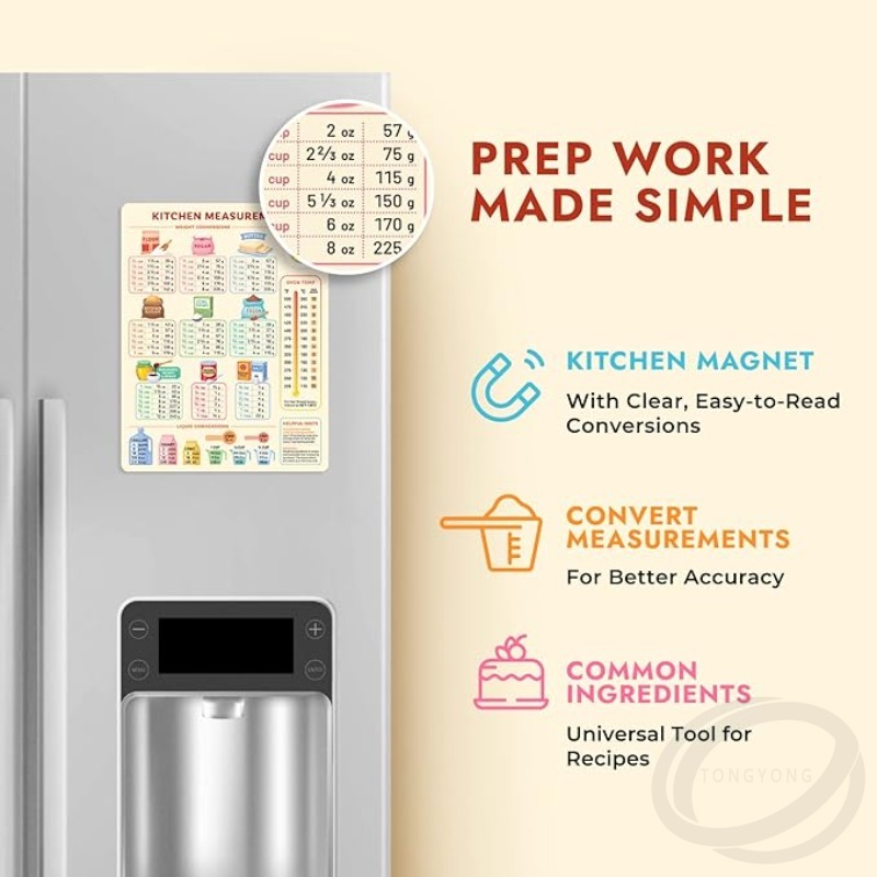 Mutfak Dönüşüm Tablosu Mıknatı - Kitchen Baking Conversion Chart incelemesi ve fiyatı