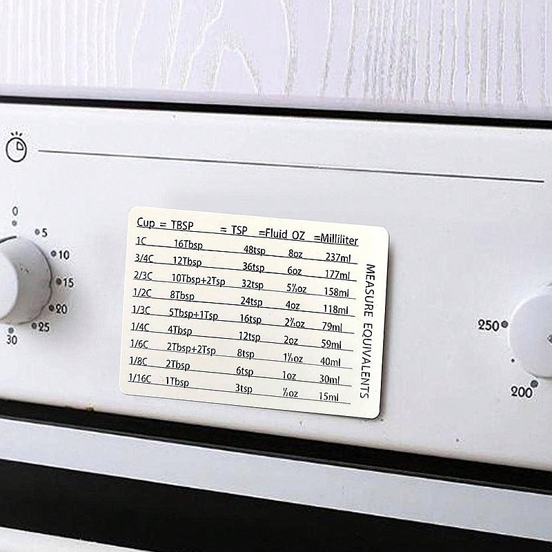 Mutfak Pişirme Manyetik Ölçüm  - Kitchen Baking Conversion Chart incelemesi ve fiyatı