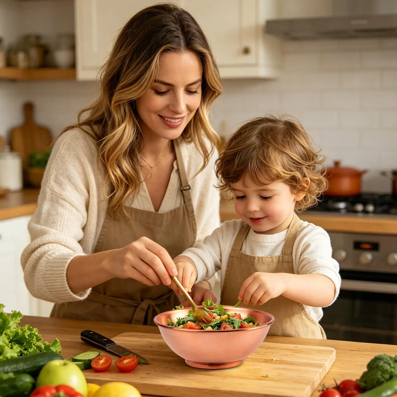 Büyük Bakır Kase, Salata, Evde - Kitchen Baking Containers incelemesi ve fiyatı