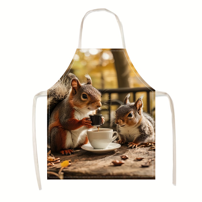 Keten Önlük Sincap Kahve Sahne - Kitchen Baking Area Ideas incelemesi ve fiyatı