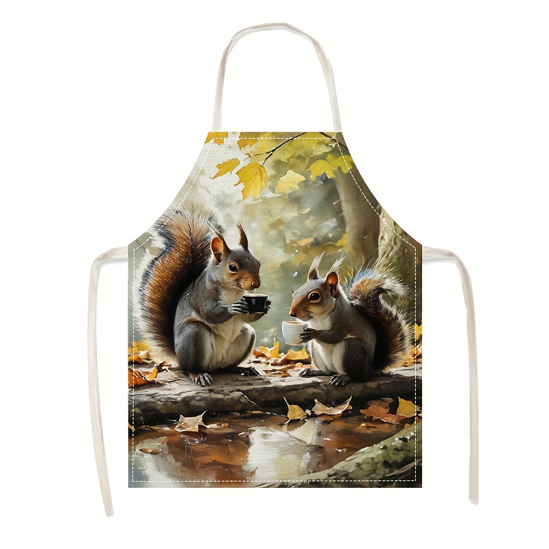 Keten Önlük Sincap Kahve Sahne - Kitchen Baking Area Ideas incelemesi ve fiyatı