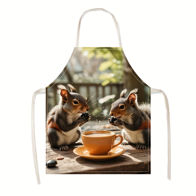 Keten Önlük Sincap Kahve Sahne - Kitchen Baking Area Ideas incelemesi ve fiyatı