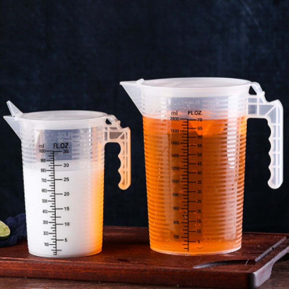100/250/500/1000ML plastik ölç - Kitchen Baking Containers incelemesi ve fiyatı