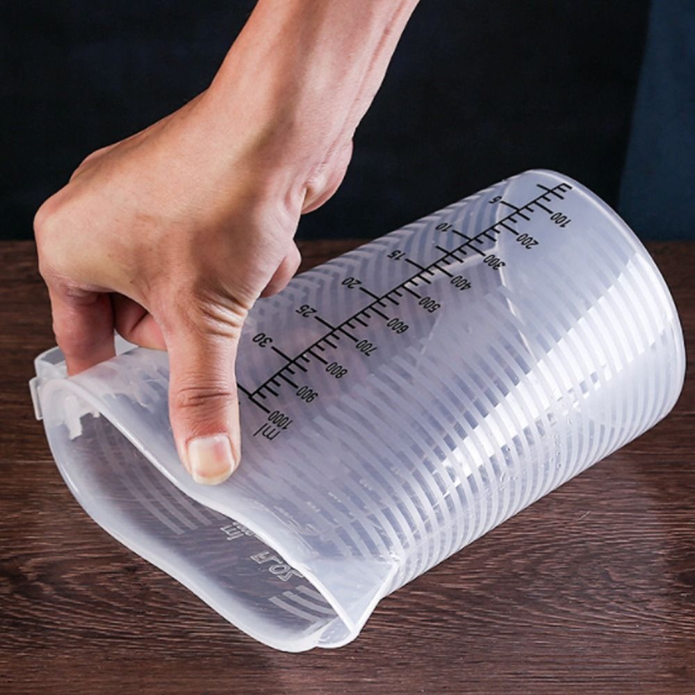 100/250/500/1000ML plastik ölç - Kitchen Baking Containers incelemesi ve fiyatı