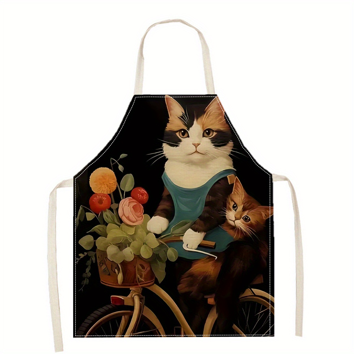 Keten Önlük Komik Kedi Güneş G - Kitchen Baking Area Ideas incelemesi ve fiyatı